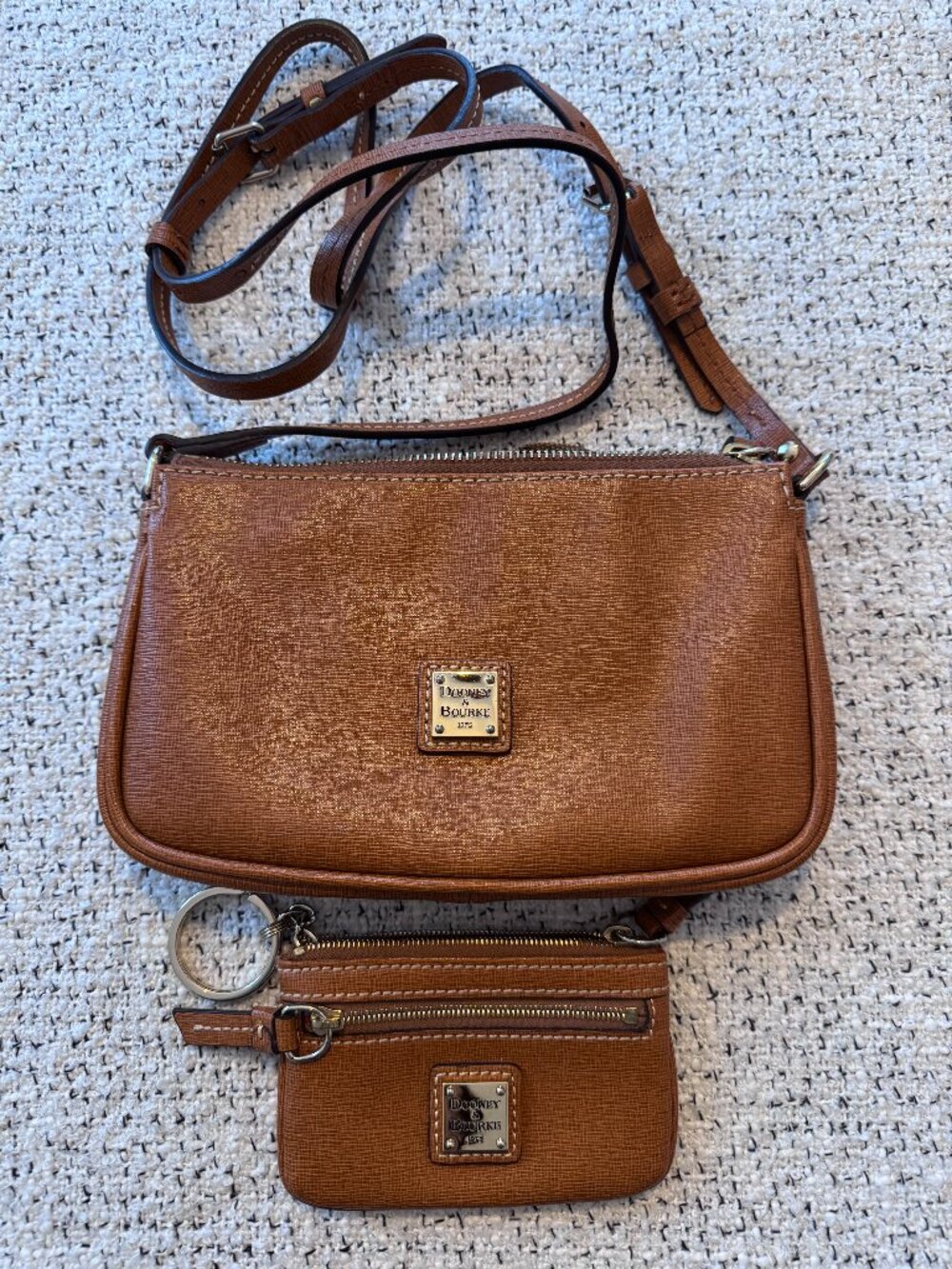 Dooney & Bourke Saffiano Lexi Crossbody and matching coin purse (Used)